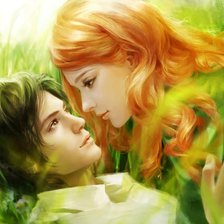 Схема вышивки «Влюбленные»