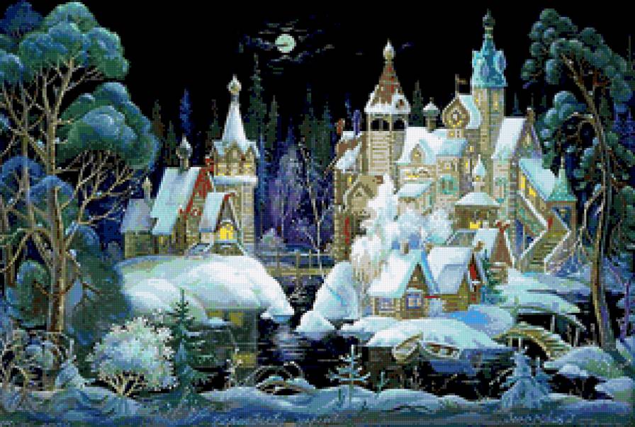 Древняя Русь - ночь, древняя русь - предпросмотр