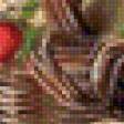 Предпросмотр схемы вышивки «Натюрморт яблоки с клубникой» (№927905)