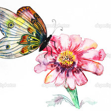 Схема вышивки «акварель»