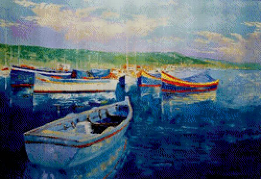 Вечер на Мальте (Ефремов) - картина - предпросмотр