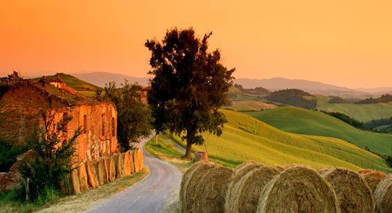 Итальянская деревня - оригинал