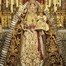 Схема вышивки «Virgen de Araceli»