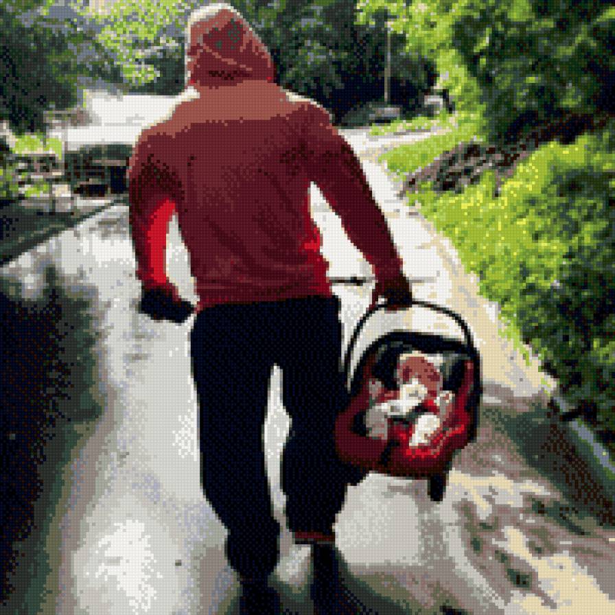 папа и малышка - предпросмотр