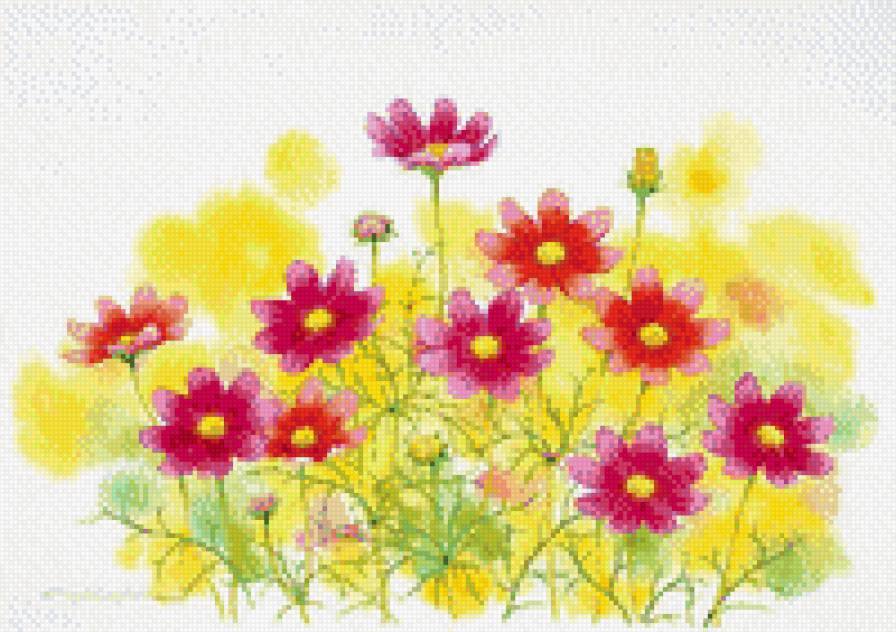 №929145 - картина, цветы, живопись, искусство - предпросмотр