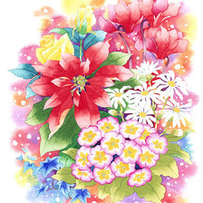 Схема вышивки «вернисаж»