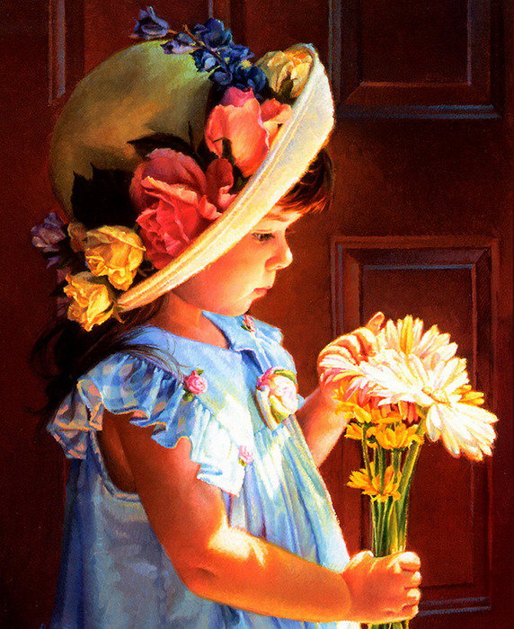 Дети (картины художников) - люди, картина - оригинал