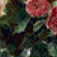 Предпросмотр схемы вышивки «букет кремовых роз на подоконнике» (№929447)