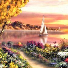 Схема вышивки «природа»