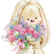 Схема вышивки «зая»