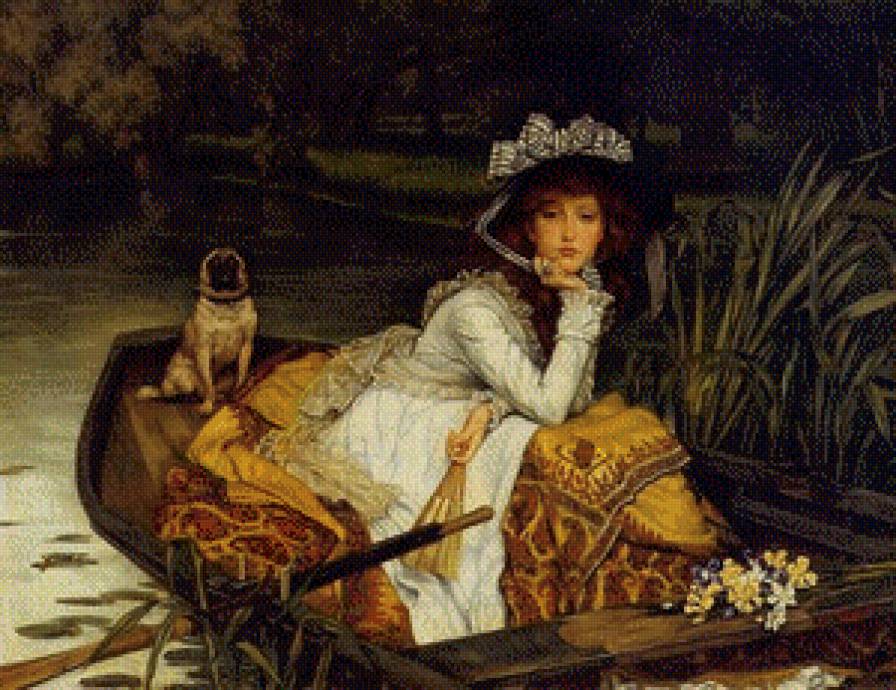 Июльский полдень золотой - девушки, 19 век, картины - предпросмотр