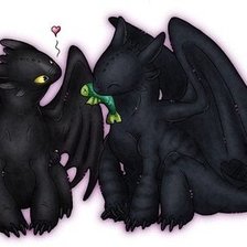 Схема вышивки «Ночные фурии»