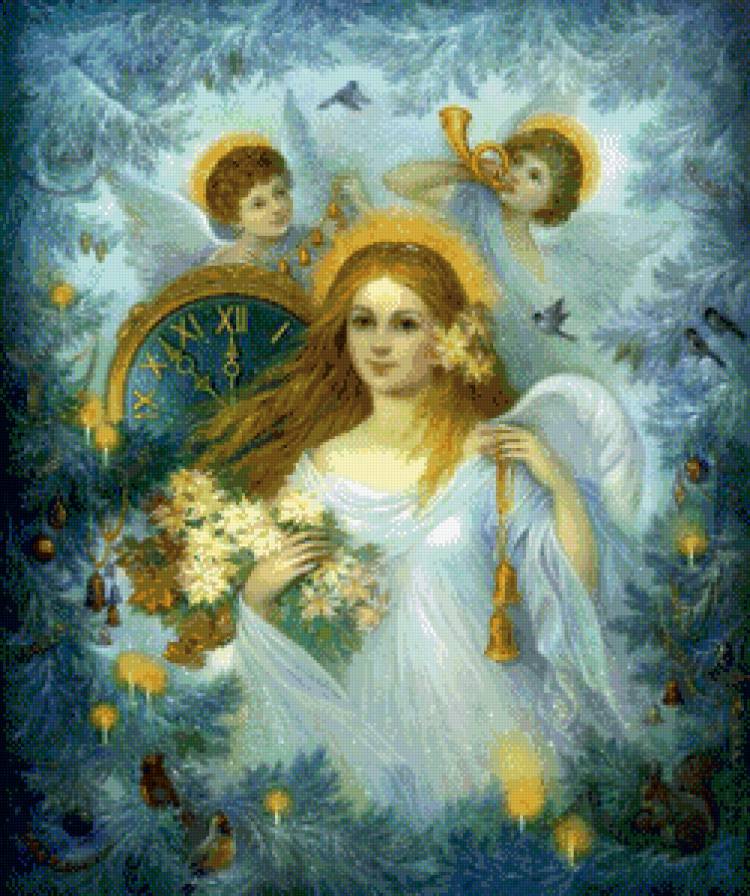 ангелы рождества - ангелы - предпросмотр