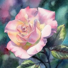 Схема вышивки «роза»