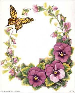 №931494 - цветы, орнамент, бабочки, узоры - оригинал