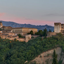 Panoramica de la Alhambra de Granada