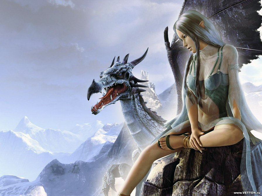 фея и дракон - фентези - оригинал