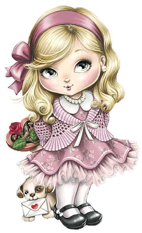 muñequita Jolie vestidito lila - infantil - оригинал