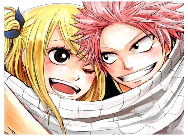 нацу и люси - аниме, хвост феи - оригинал