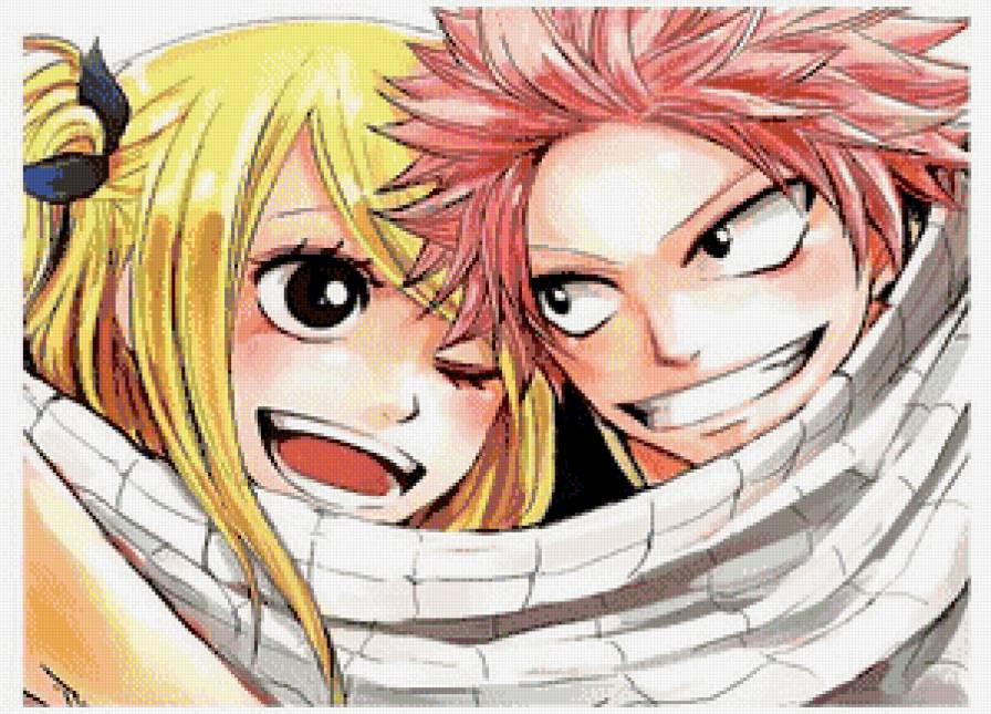 нацу и люси - хвост феи, аниме - предпросмотр