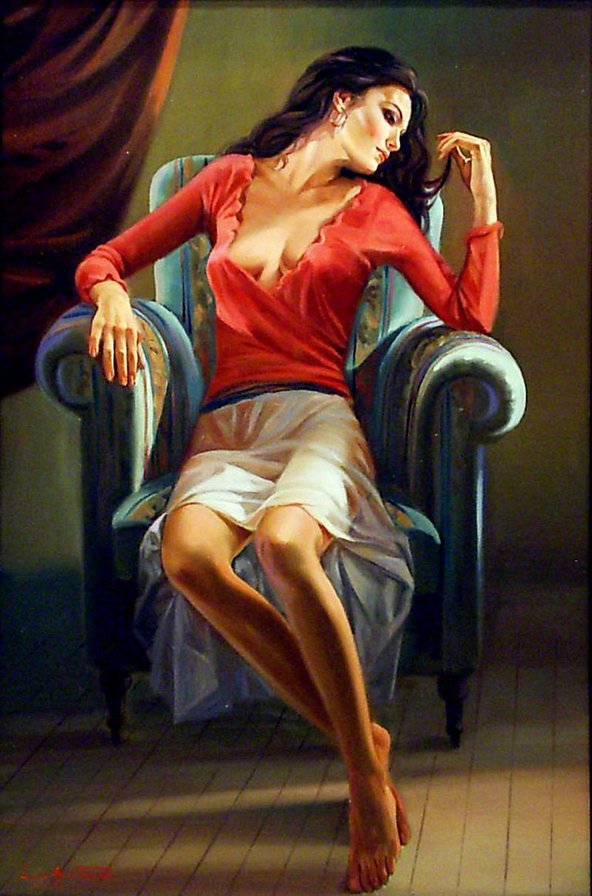 прекрасная женщина - женщина, красота - оригинал