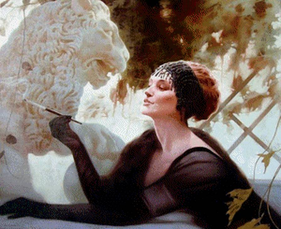 Картина Светланы Валуевой - женщина, картина, светлана валуева, художник - предпросмотр