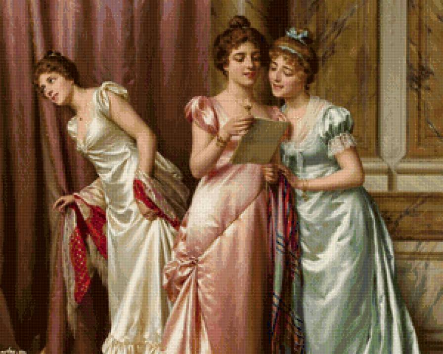 письмо - любовь, признание, романтика, живопись, тайна, письмо - предпросмотр