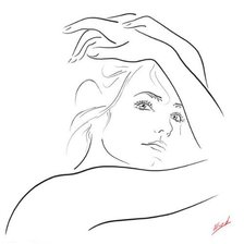 Схема вышивки «силуэт»