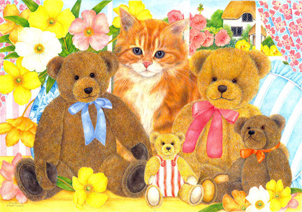 пристроился - коты, кот - оригинал