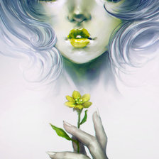 Схема вышивки «Синеглазка»