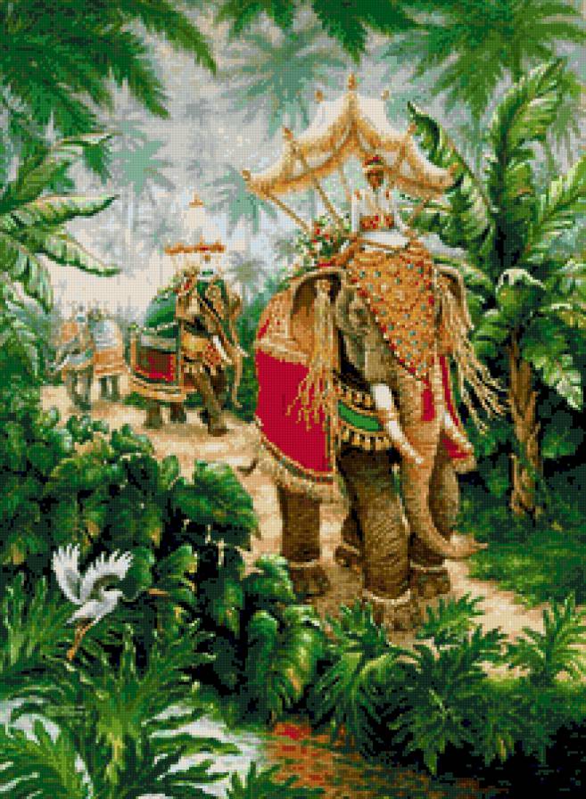 Слоны - индия, слоны - предпросмотр