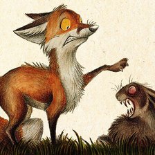 Схема вышивки «Серия Funny fox»
