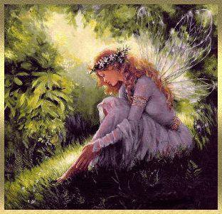 Солнечная фея - девушка, фэнтези - оригинал