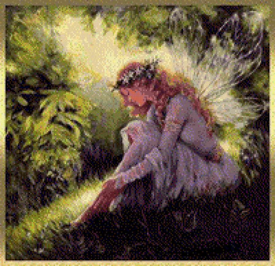 Солнечная фея - девушка, фэнтези - предпросмотр