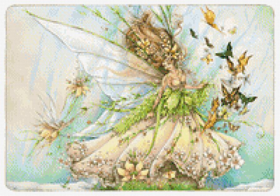 Весна - девушка, фэнтези - предпросмотр