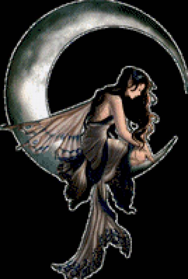 Печаль - девушка, фэнтези, эльфы - предпросмотр