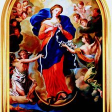 Схема вышивки «madonna dei nodi»