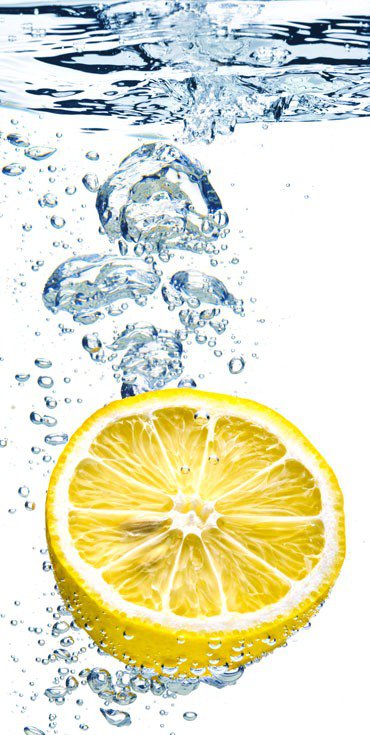 Лимон - пузыри, вода, фрукты, на кухню, цитрус, пузырьки - оригинал