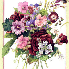 Оригинал схемы вышивки «цветы» (№936112)