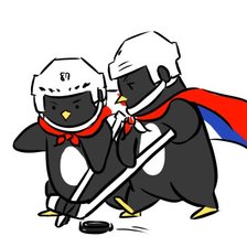 Схема вышивки «Малкин и Кросби»