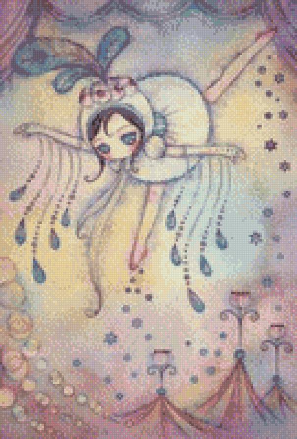 Летающая фея - девочка, полет, фея - предпросмотр