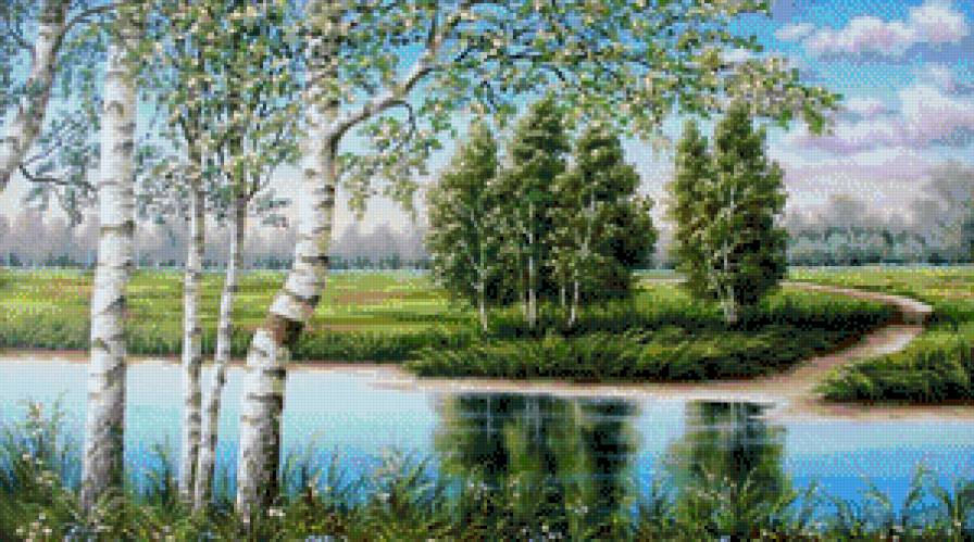 Пейзаж - лето, природа - предпросмотр