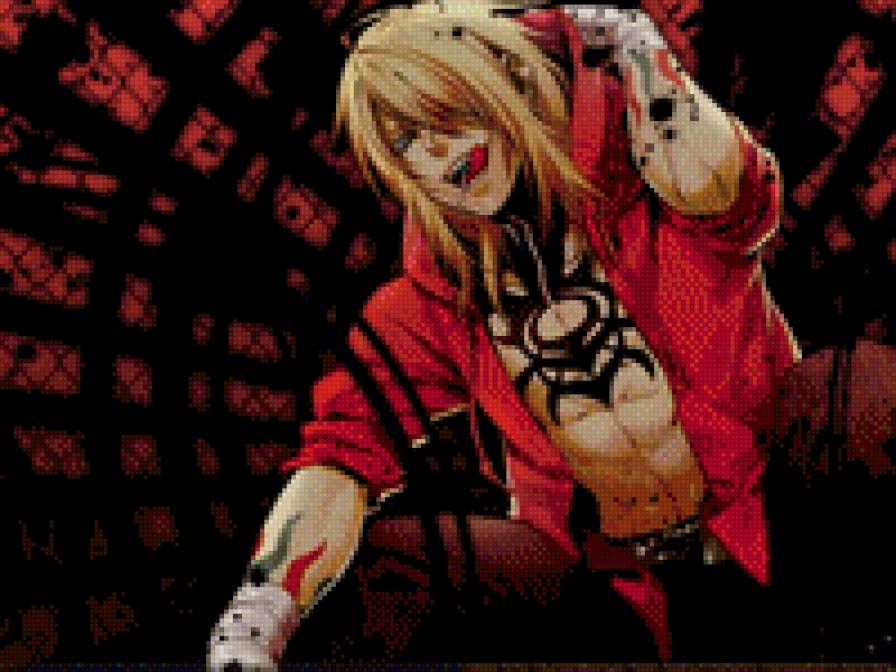 Гунджи - гунджи, аниме, кровь окаянного пса - предпросмотр