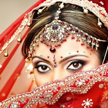 Оригинал схемы вышивки «индианка» (№937859)