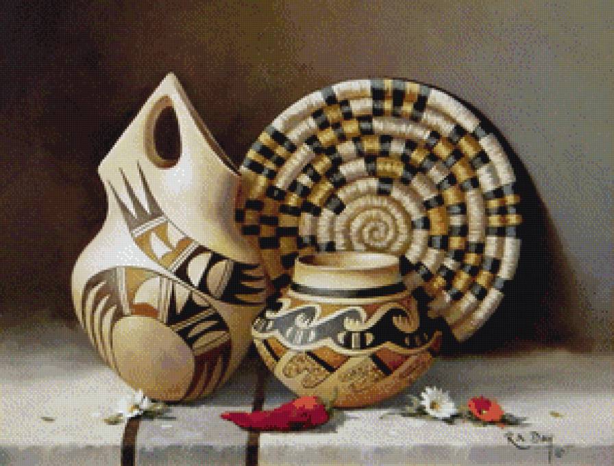 вазы - на кухню, натюрморт - предпросмотр