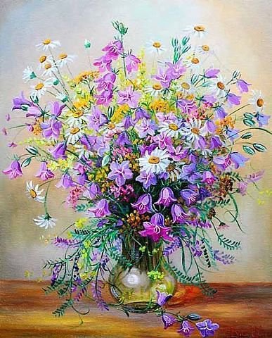 Полевые цветы - цветы - оригинал