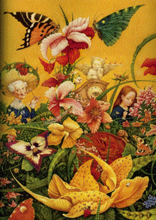 Герда у старушки - андерсен, сказки - предпросмотр