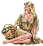 Русская краса - лето, цветы, девушка, девушка с цветами - оригинал