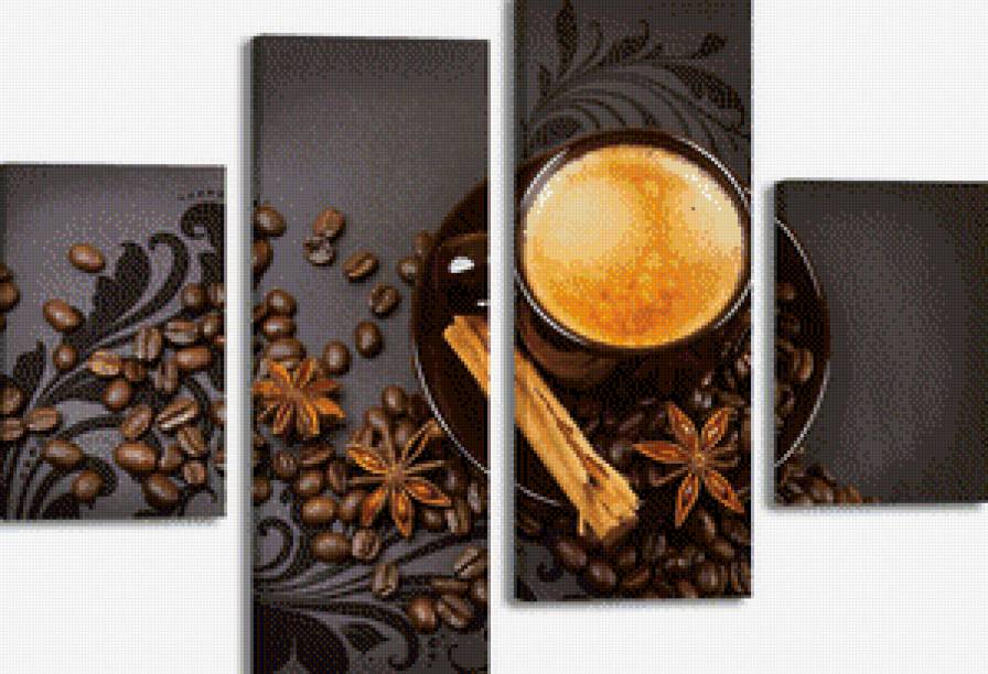 Серия "Диптих, триптих, полиптих" - утро, завтрак, полиптих, кухня, кофе - предпросмотр