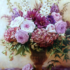 Схема вышивки «букет цветов»